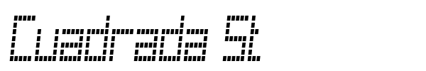 Cuadrada St font preview